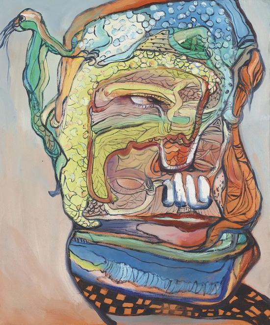 召魂 系列-27 油畫 60x50cm 2016