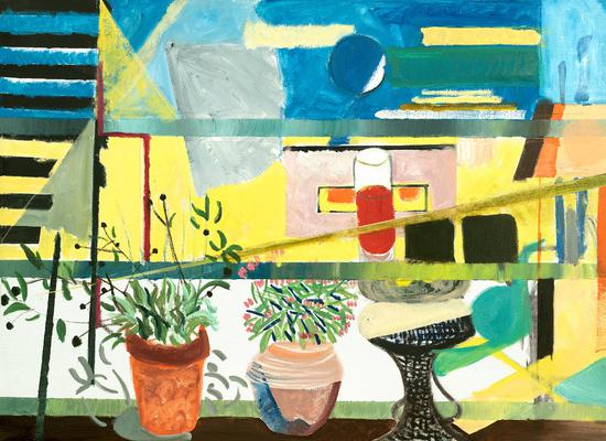 崔鳳華:《一個下午》80cmx100cm,布面油畫,2017