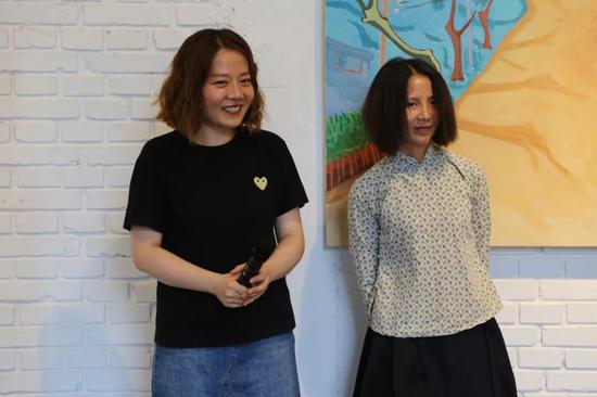 藝術家朱離子格致辭