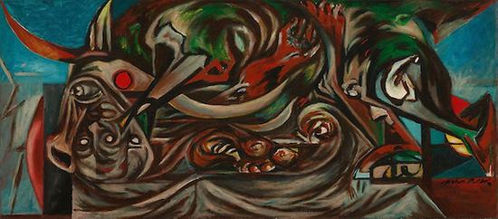 波洛克《無題》芝加哥藝術博物館